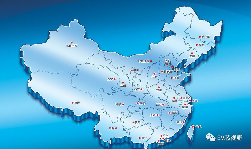 中國34省市新能源汽車產(chǎn)業(yè)規(guī)劃（二）：華北、華東12省市新能源汽車產(chǎn)業(yè)規(guī)劃
